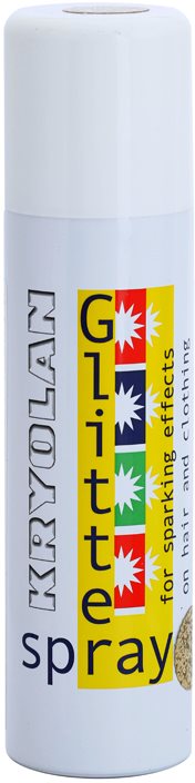 Kryolan Basic Hair Effects spray do włosów i ubrań z brokatem