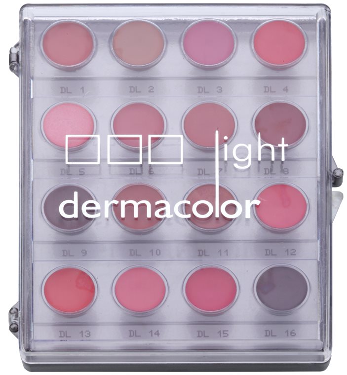 Kryolan Dermacolor Light paleta cu 16 nuante de ruj