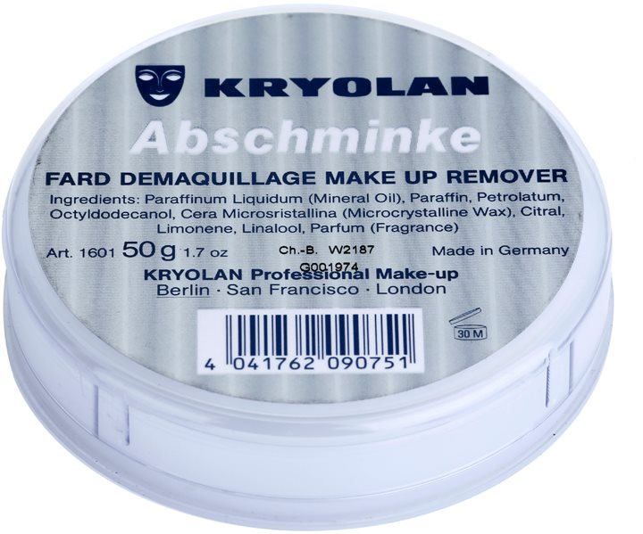 Kryolan Basic Removal vaseline pour enlever les résidus de maquillage petit format