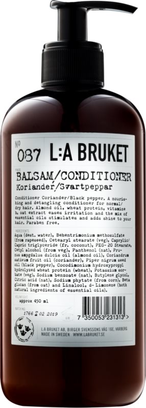 L:A Bruket Hair Conditioner für normales bis trockenes Haar ohne Parabene