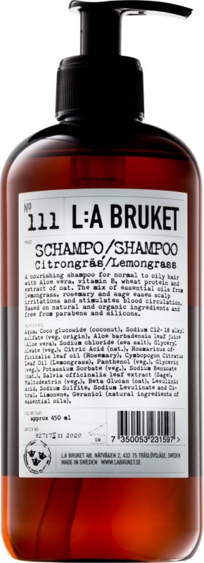 L:A Bruket Hair Shampoo für normales bis fettiges Haar