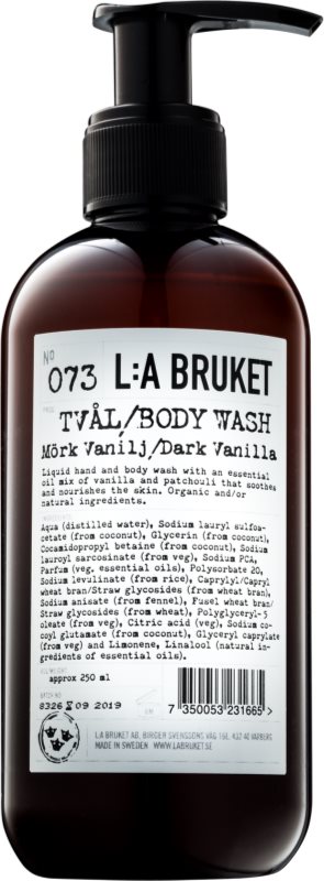 L:A Bruket Body tekuté mýdlo s vanilkou