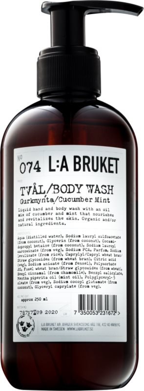L:A Bruket Body tekoče milo z izvlečki kumarice