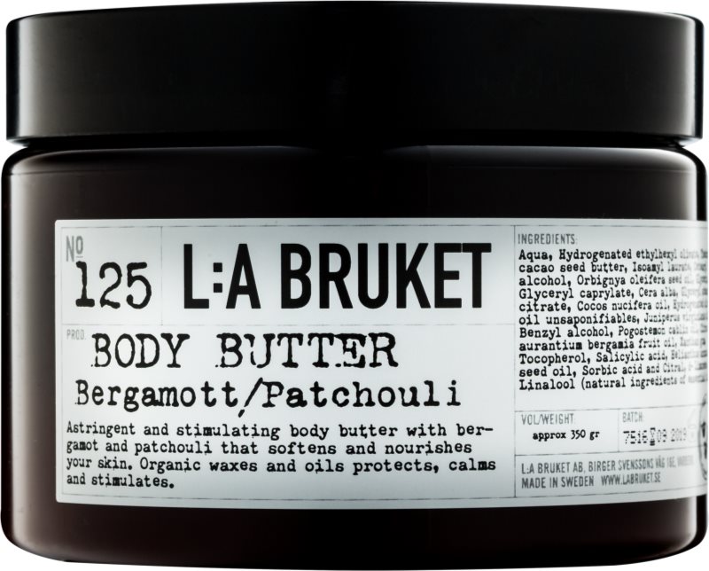 L:A Bruket Body Unt de corp cu bergamota si paciuli
