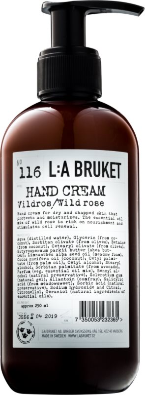 L:A Bruket Body krém na ruce s divokou růží