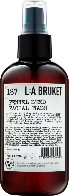 L:A Bruket Face čisticí emulze s fenyklovými semínky