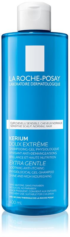 La Roche-Posay Kerium jemný fyziologický gelový šampon pro normální vlasy