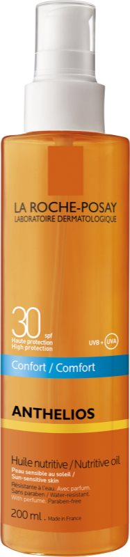 La Roche-Posay Anthelios слънцезащитно подхранващо олио SPF 30