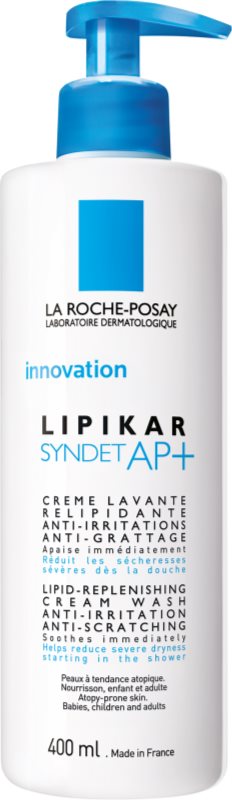 La Roche-Posay Lipikar Syndet AP+ Cleansing Creamy Gel Against Irritation And Itching