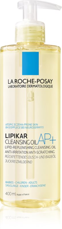 La Roche-Posay Lipikar Huile AP+ zvláčňujúci relipidačný umývací olej proti podráždeniu