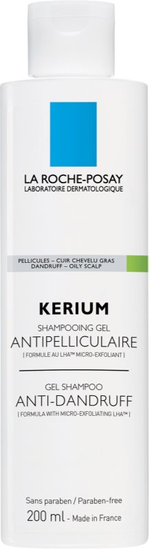La Roche-Posay Kerium sampon zsíros korpa ellen