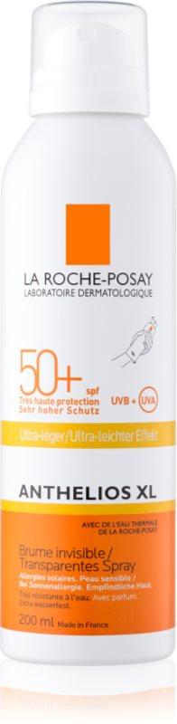 La Roche-Posay Anthelios XL transparentny ochronny spray SPF 50+