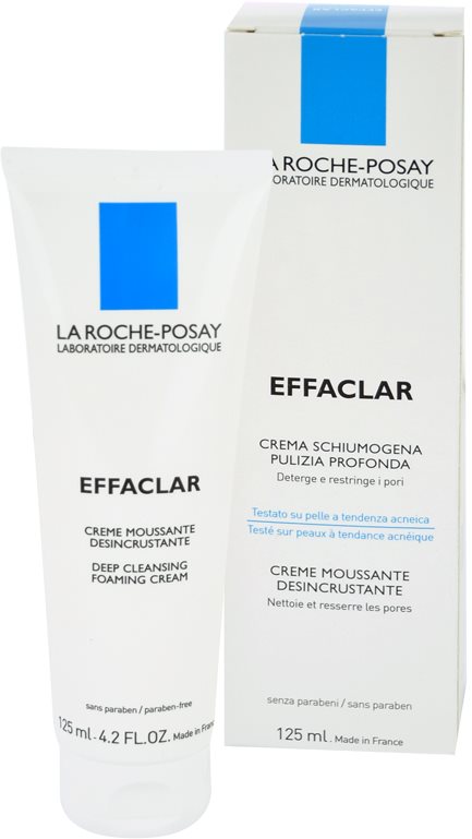 La Roche-Posay Effaclar schäumende Reinigungscreme für problematische Haut, Akne