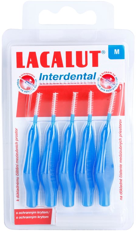 Lacalut Interdental escovas interdentais com tampa 5 peças