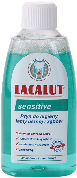 Lacalut Sensitive Mouthwash For Sensitive Teeth