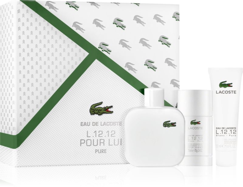 Lacoste Eau de Lacoste L.12.12 Blanc Geschenkset XIV.