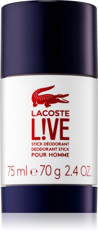 Lacoste Live dédorant stick pour homme 75 ml