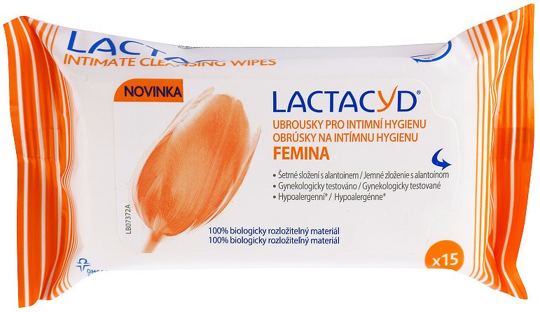Lactacyd Femina Intimate Cleansing Wipes