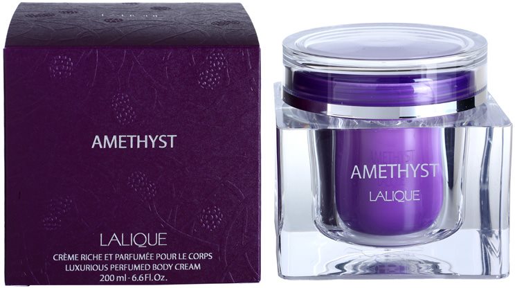 Lalique Amethyst Körpercreme für Damen 200 ml