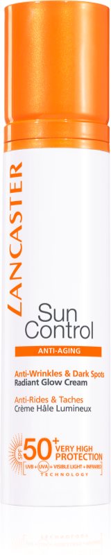 Lancaster Sun Control opalovací krém na obličej s protivráskovým účinkem SPF 50+