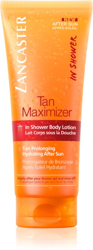 Lancaster Tan Maximizer loção corporal de duche para prolongar o bronzeamento