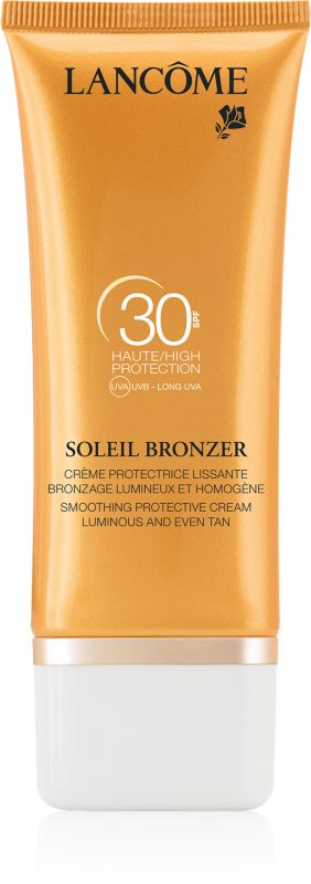 Lancôme Soleil Bronzer creme solar facial SPF 30
