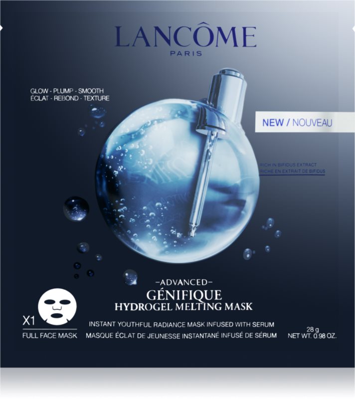 Lancôme Génifique Advanced pomlajevalna in posvetlitvena maska z vlažilnim učinkom