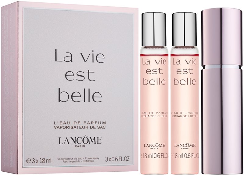 Lancôme La Vie Est Belle eau de parfum nőknek 3 x 18 ml (1x utántölthető + 2x utántöltő)