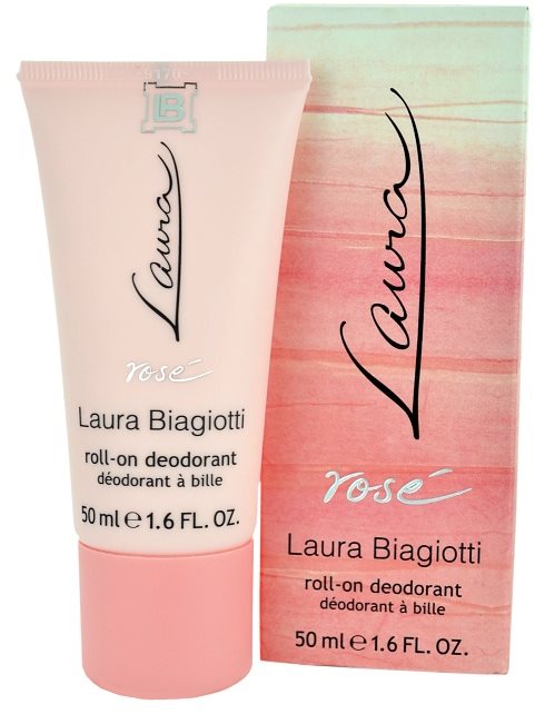 Laura Biagiotti Laura Rosé déodorant roll-on pour femme 50 ml
