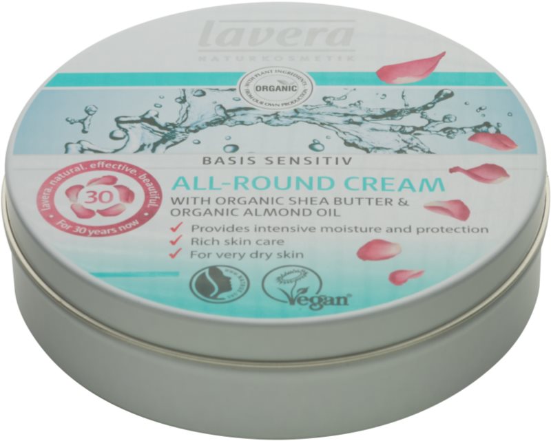 Lavera Basis Sensitiv Nourishing And Moisturizing Day Cream For Dry Skin