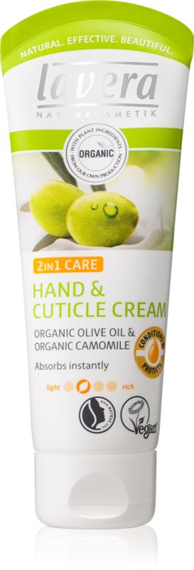 Lavera Olive & Camomile výživný krém na ruky a nechty 2 v 1