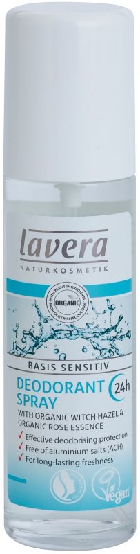 Lavera Basis Sensitiv deodorant ve spreji