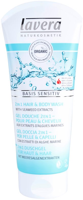 Lavera Basis Sensitiv gel de dus pentru corp si par