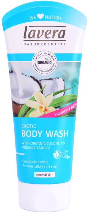 Lavera Exotic gel de duche suave sem parabenos