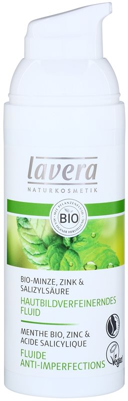 Lavera Faces Bio Mint vlažilni fluid za mastno kožo