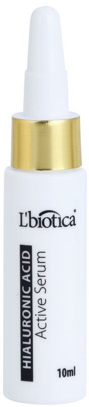 L'biotica Active Serum Hyaluronic Acid festigende Feuchtigkeitspflege mit regenerierender Wirkung