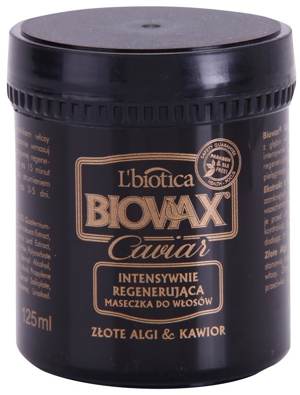 L’biotica Biovax Glamour Caviar nährende, regenerierende Maske mit Kaviar