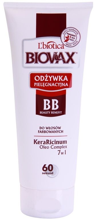 L'biotica Biovax Colored Hair schützender Conditioner für gefärbtes Haar
