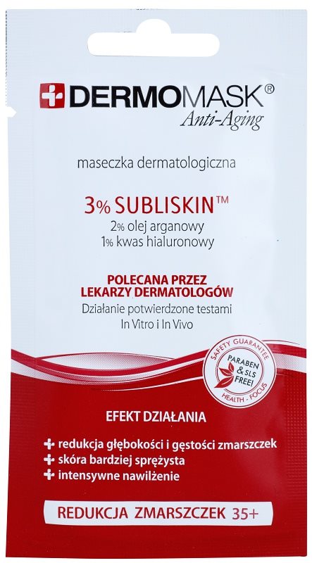 L’biotica DermoMask Anti-Aging maseczka z efektem przeciwzmarszczkowym 35+