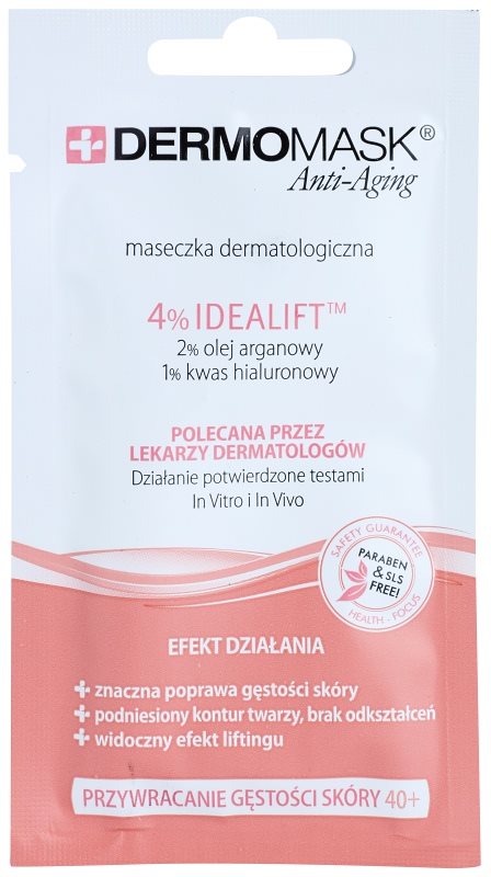 L’biotica DermoMask Anti-Aging maska pro obnovu hutnosti pleti 40+