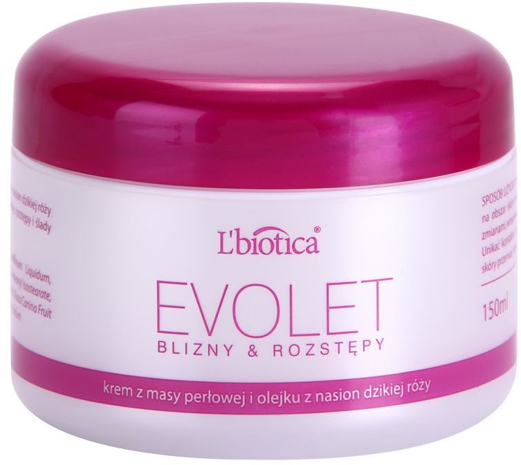 L’biotica Evolet розгладжуючий крем проти розтяжок