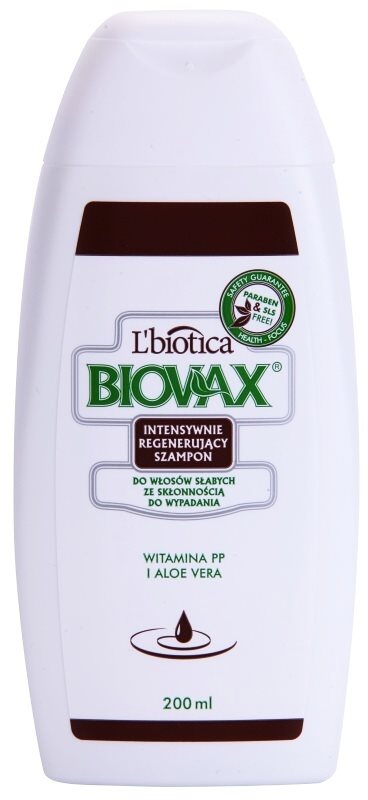 L'biotica Biovax Falling Hair szampon wzmacniający przeciw wypadaniu włosów