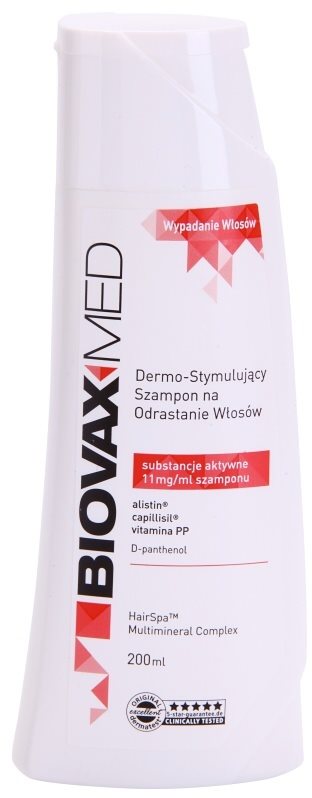 L’biotica Biovax Med spodbujajoči šampon za okrepitev in rast las