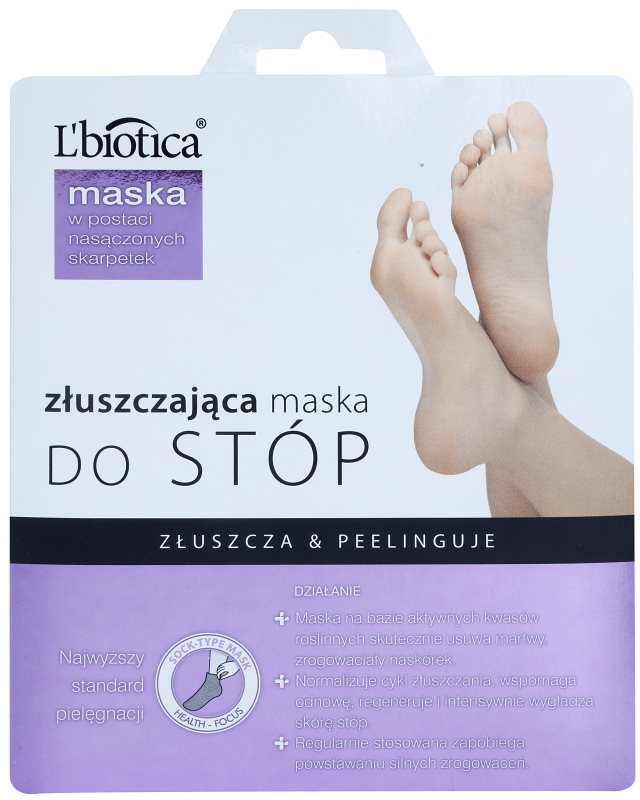 L'biotica Masks sosete exfoliante pentru hidratarea picioarelor