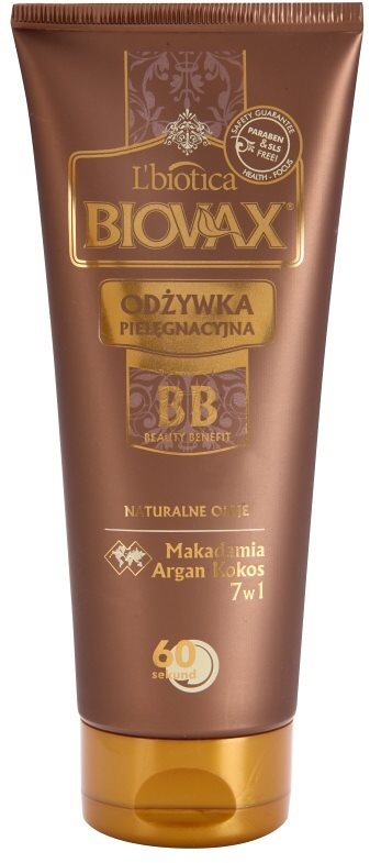 L’biotica Biovax Natural Oil vlažilni balzam s takojšnim učinkom