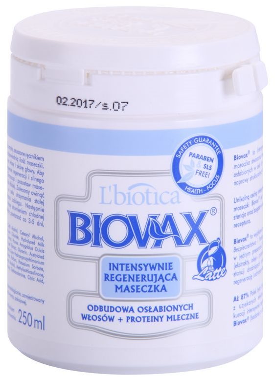 L'biotica Biovax Weak Hair masca fortifianta pentru par deteriorat