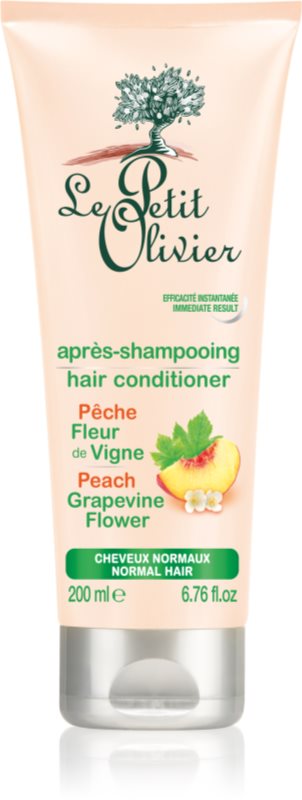 Le Petit Olivier Peach & Grapevine Flower kondicionér pre normálne vlasy