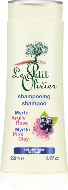Le Petit Olivier Myrtle & Pink Clay šampón pre mastné vlasy