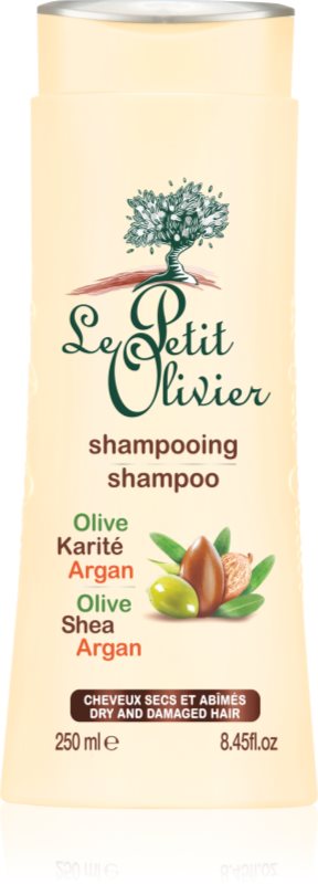 Le Petit Olivier Olive, Shea & Argan Shampoo für trockenes und beschädigtes Haar