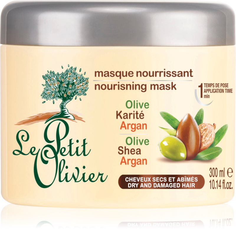 Le Petit Olivier Olive, Shea & Argan подхранваща маска за коса